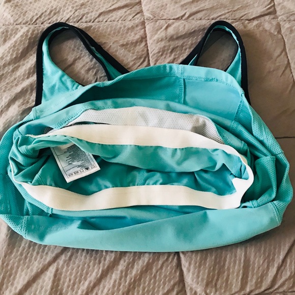 Nike Dri-FIT Training Blue Tank Bra Top Large - Picture 6 of 8